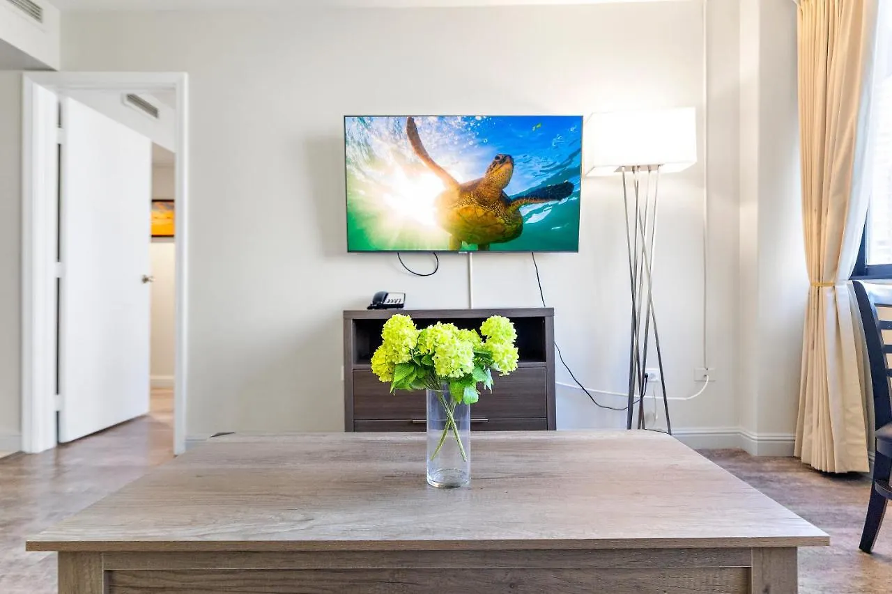 Renovated With City View At Aqua Palms Waikiki Honolulu 0*,