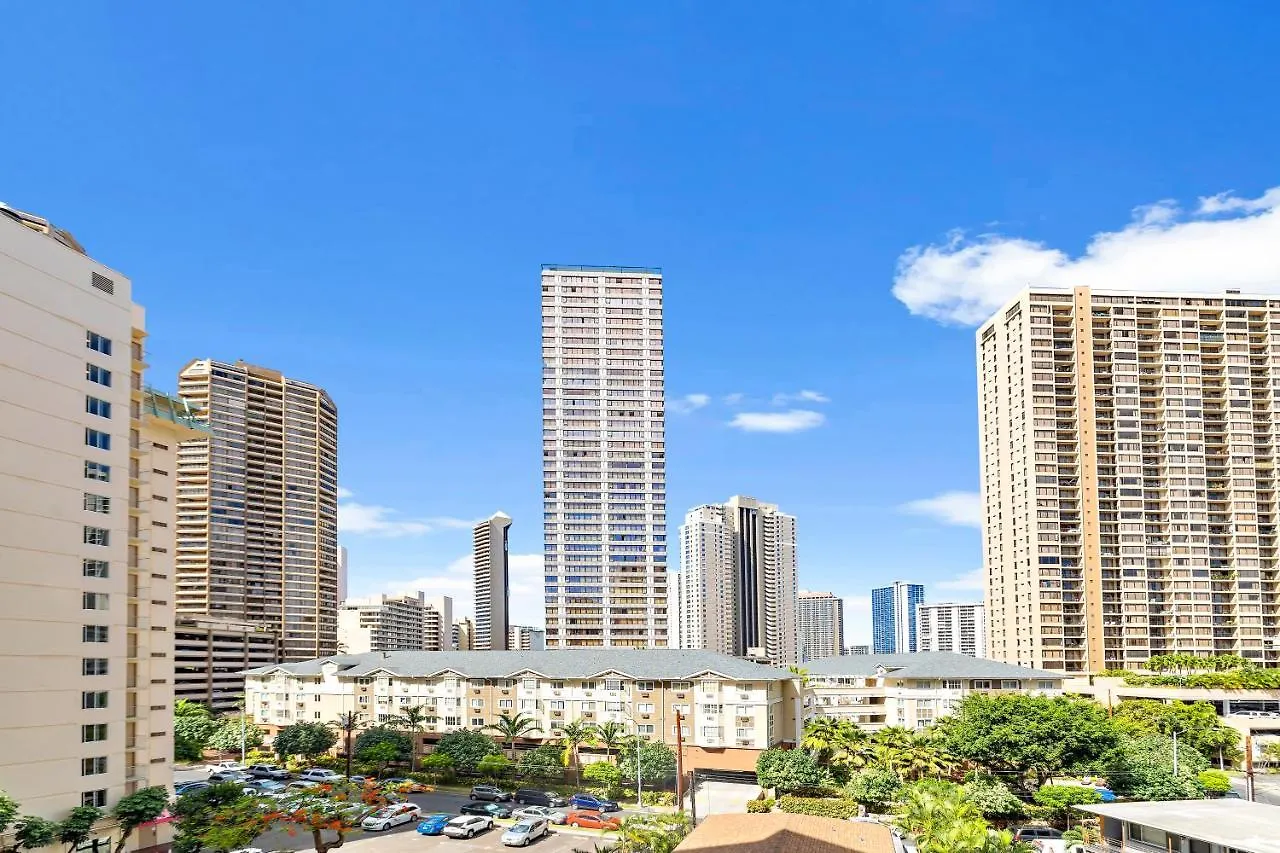 Renovated With City View At Aqua Palms Waikiki Honolulu 0*,  USA