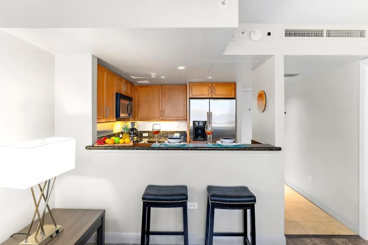 Apartment Renovated With City View At Aqua Palms Waikiki Honolulu United States